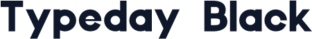 Typeday Black
