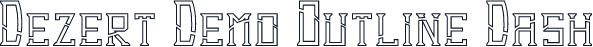 Dezert Demo Outline Dash