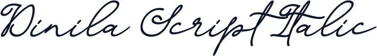 Dinila Script Italic