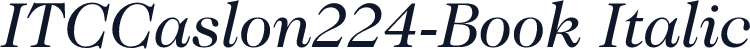 ITCCaslon224-Book Italic