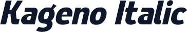 Kageno Italic