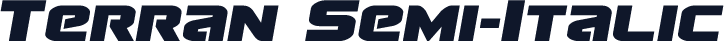 Terran Semi-Italic