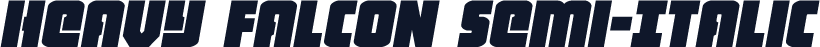 Heavy Falcon Semi-Italic