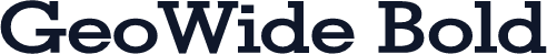 GeoWide Bold