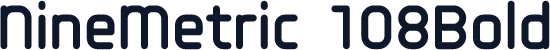 NineMetric-108Bold