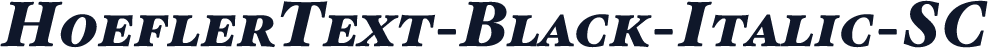 HoeflerText-Black-Italic-SC