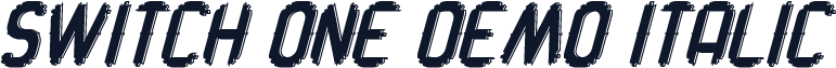 Switch One Demo Italic