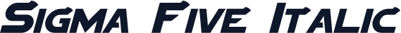 Sigma Five Italic