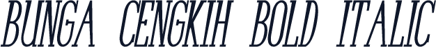 Bunga Cengkih Bold Italic