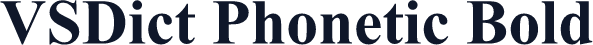 VSDict Phonetic Bold