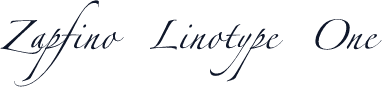 Zapfino Linotype One