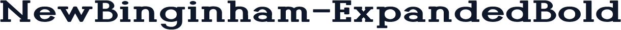 NewBinginham-ExpandedBold