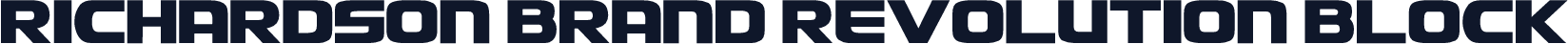 Richardson Brand Revolution Block