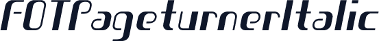 FOTPageturnerItalic