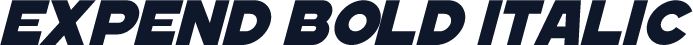 EXPEND Bold Italic