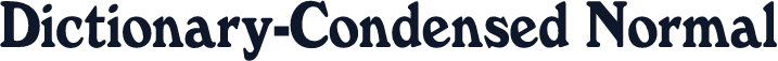 Dictionary-Condensed Normal