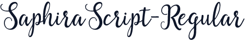 SaphiraScript-Regular
