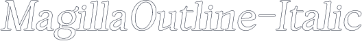 MagillaOutline-Italic