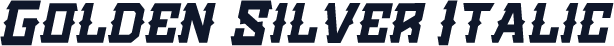 Golden Silver Italic