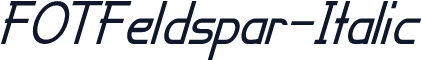 FOTFeldspar-Italic
