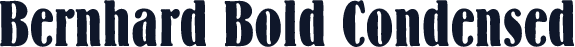 Bernhard Bold Condensed
