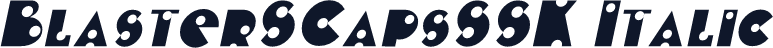 BlasterSCapsSSK Italic