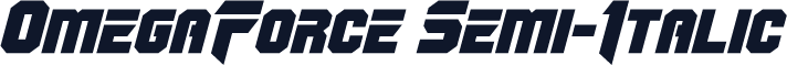OmegaForce Semi-Italic