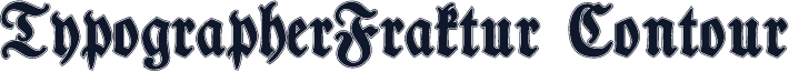 TypographerFraktur Contour