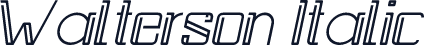 Walterson Italic