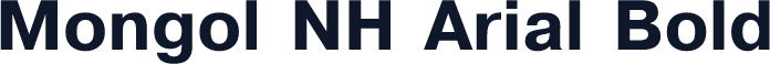 Mongol NH Arial Bold
