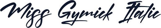 Miss Gymick Italic