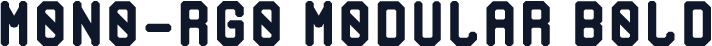 MONO-RGO MODULAR Bold