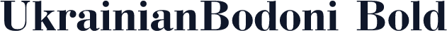 UkrainianBodoni Bold