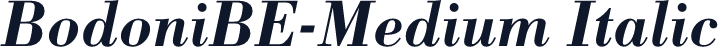 BodoniBE-Medium Italic
