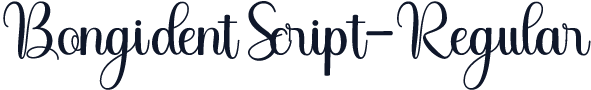 BongidentScript-Regular