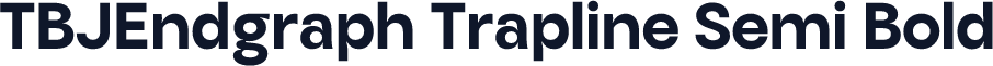 TBJEndgraph Trapline Semi Bold