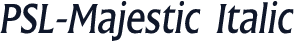 PSL-Majestic Italic