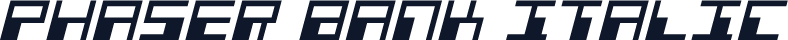 Phaser Bank Italic