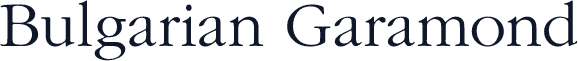 Bulgarian Garamond