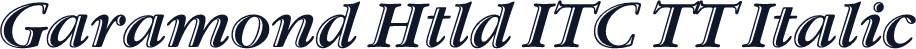 Garamond Htld ITC TT Italic