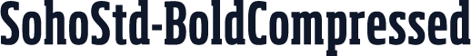 SohoStd-BoldCompressed