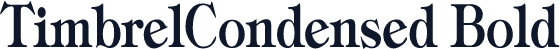 TimbrelCondensed Bold