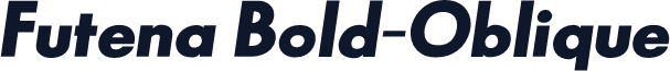 Futena Bold-Oblique