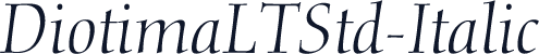 DiotimaLTStd-Italic