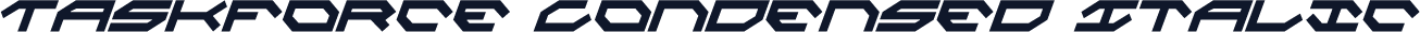 Taskforce Condensed Italic