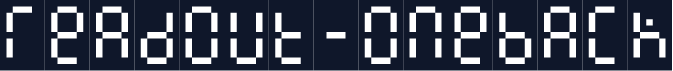 Readout-OneBack