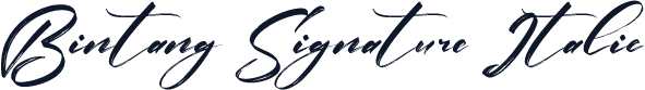 Bintang Signature Italic