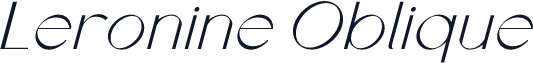 Leronine Oblique