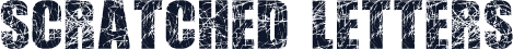 Scratched Letters
