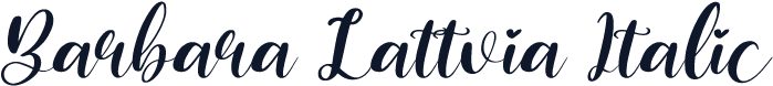 Barbara Lattvia Italic